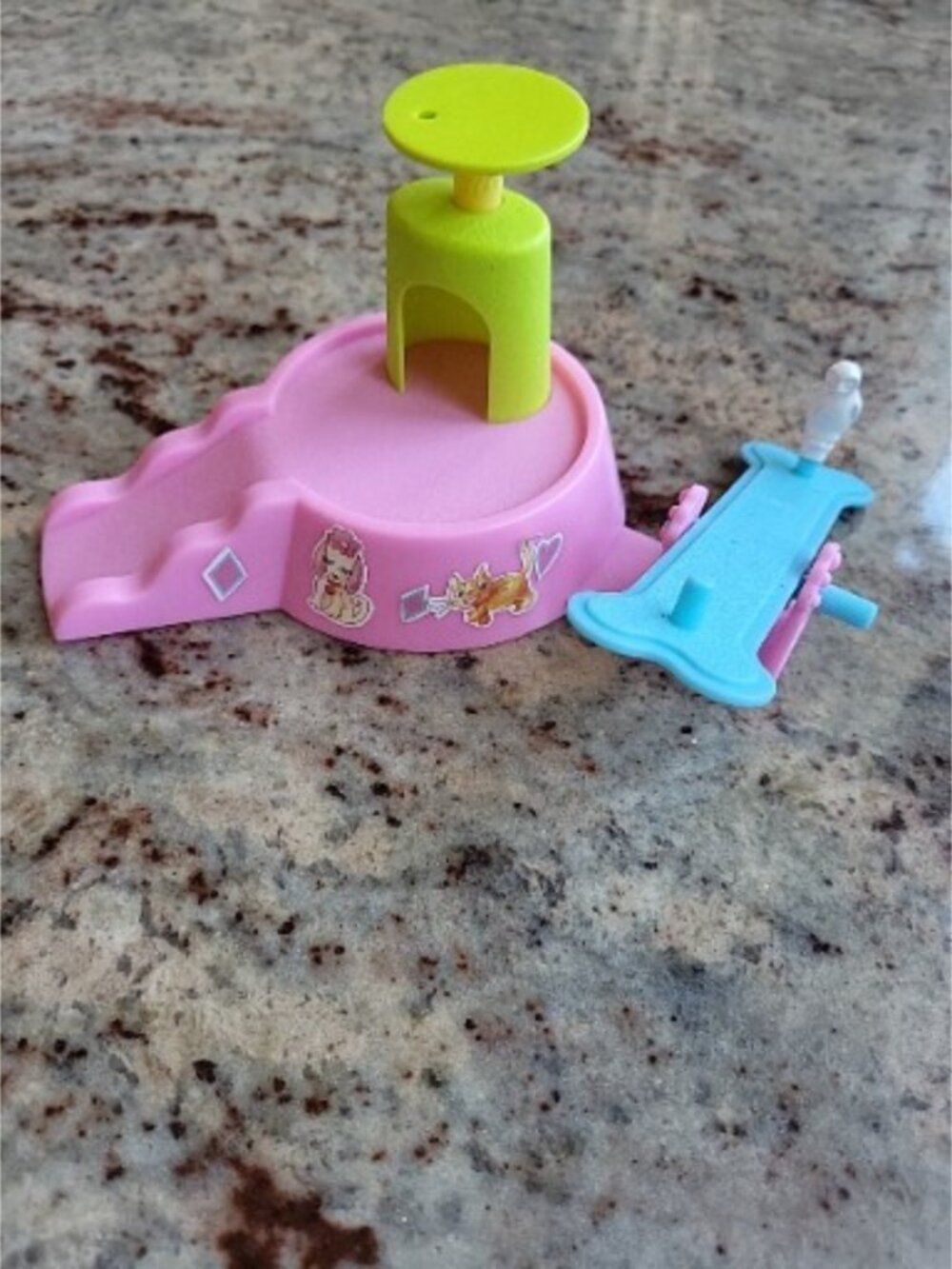 Littlest Pet Shop LPS Seesaw Cat Dog Bird Play set Teeter-totter Park Hasbro